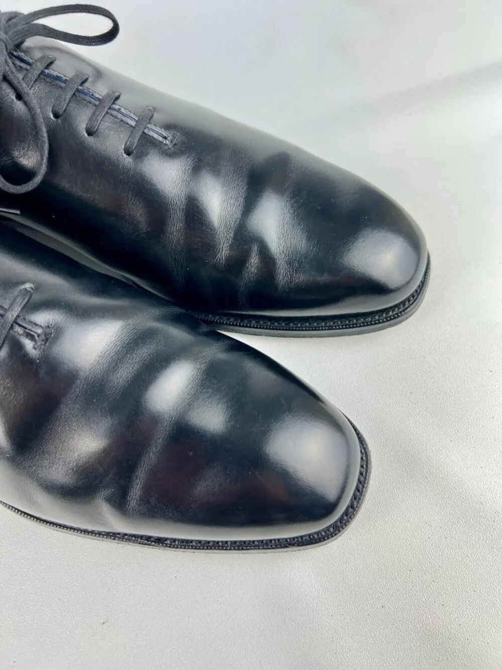 Tim Little Mens Lace Up Oxford Dress Shoes Black Sole 1 size UK 10.5 US 11.5